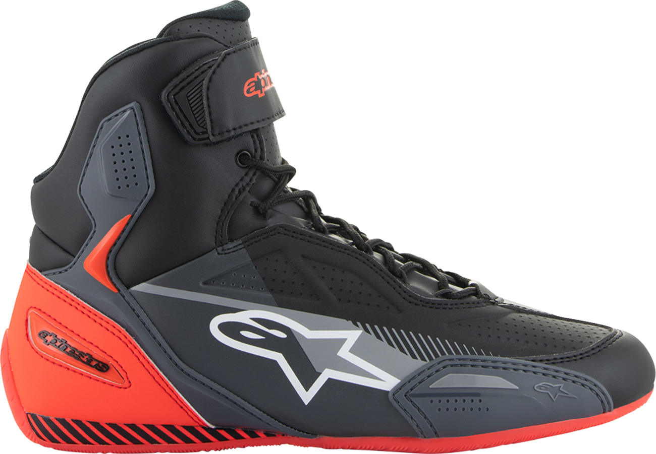 ALPINESTARS Faster-3 Shoes - Black/Gray/Red - US 10.5 2510219-1130-10.5