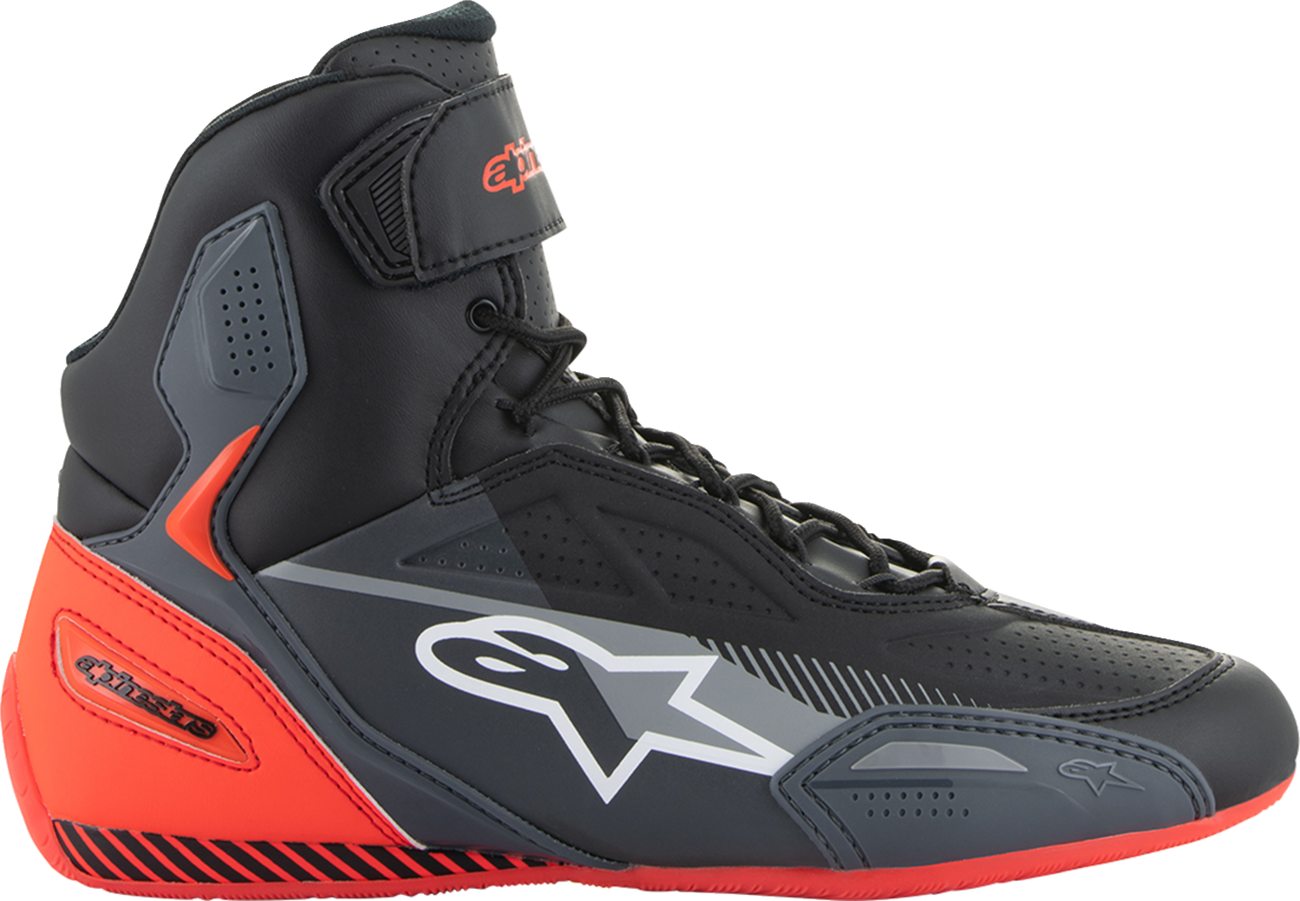 ALPINESTARS Faster-3 Shoes - Black/Gray/Red - US 12.5 2510219-1130-12.5