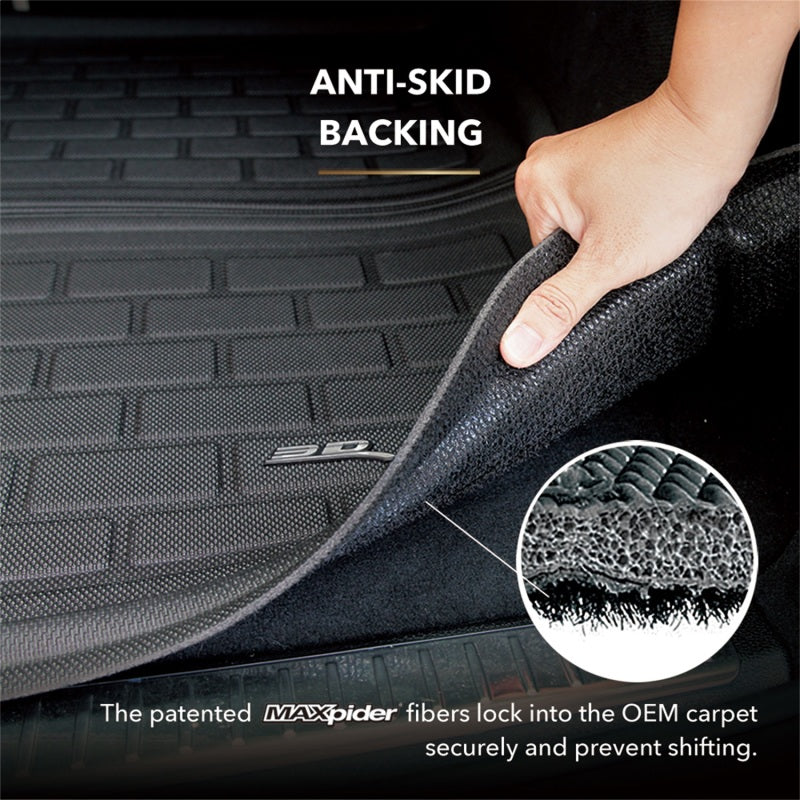 3D MAXpider 19-21 BMW X5 (G05) Behind 2nd Row with Cargo Net Kagu Cross Fold Cargo Liner - Black M1BM1071309