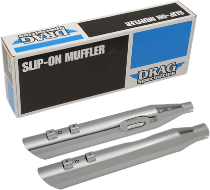 DRAG SPECIALTIES 4" Mufflers for FL - Chrome H00967