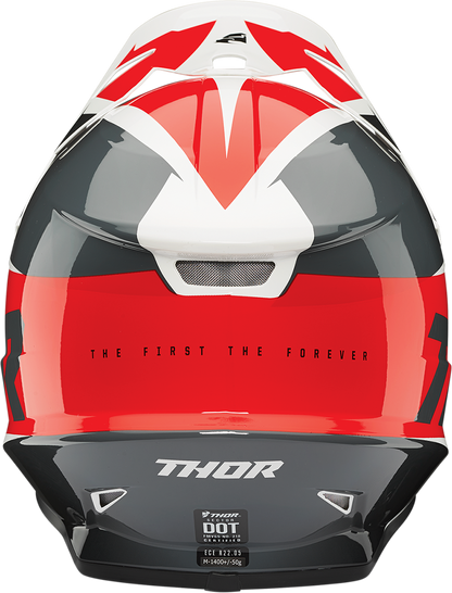 THOR Sector Helmet - Fader - Red/Black - XS 0110-6789