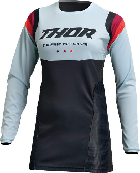 THOR Women's Pulse REV Jersey - Black/Mint - XS 2911-0252