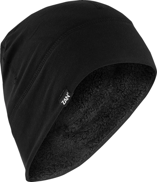 ZAN HEADGEAR SportFlex Helmet Liner - High Fleece - Black WHLH114