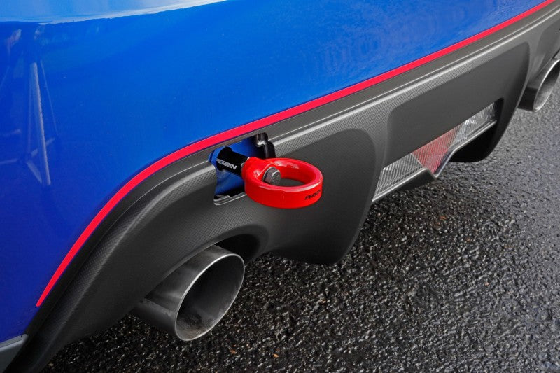 Perrin 13-20 & 2022 Subaru BRZ / 13-16 Scion FRS / 17-20 Toyota 86 Tow Hook Kit (Rear) - Red PSP-BDY-255RD