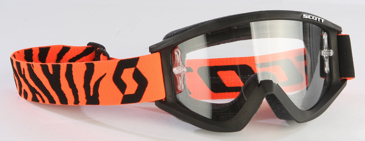 SCOTT Recoil Xi Goggle Blk/Flo Org W/Clear Lens 246485-5402113