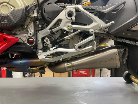 Vandemon  Ducati V4 Panigale & Streetfighter Full Titanium Exhaust system 2020-2022 DUCV4TIEXHSYSNB VA-45