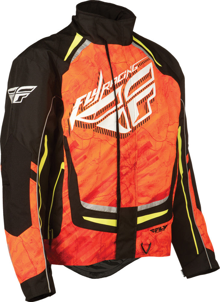 FLY RACING Fly Snx Pro Jacket Orange/Black Md 470-2188~3