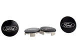 Ford Racing Ford Truck/SUV Black And Chrome Wheel Center Cap Kit M-1096K-BCT
