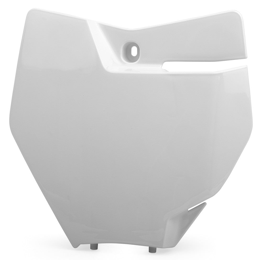 POLISPORT Front Number Plate White 8664900002