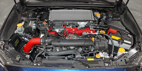 AEM 15-17 Subaru WRX STi 2.5L H4 - Cold Air Intake System - Wrinkle Red 21-735WR