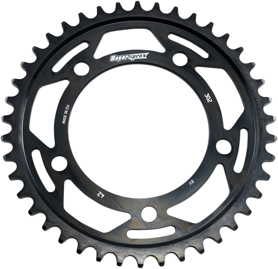 SUPERSPROX Edge Rear Sprocket - Black - 42 Tooth RFA-302-42-BLK