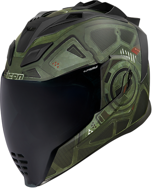 ICON Airflite™ Helmet - Blockchain - Green - Medium 0101-13277