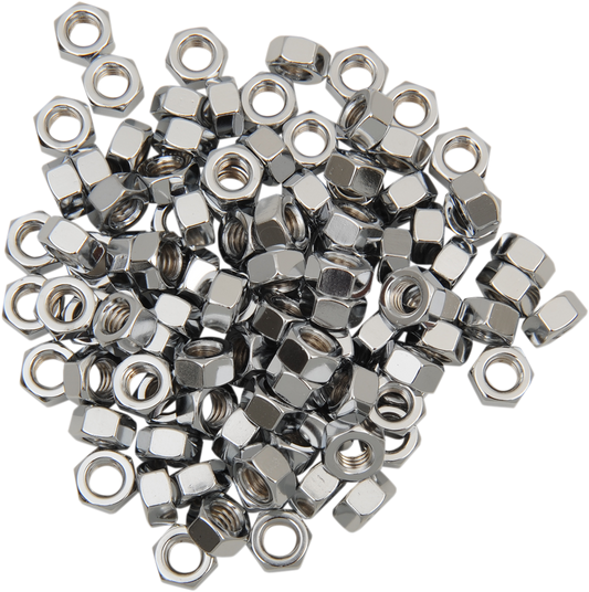 DRAG SPECIALTIES 5/16"-18 Chrome Hex Nut MPB169