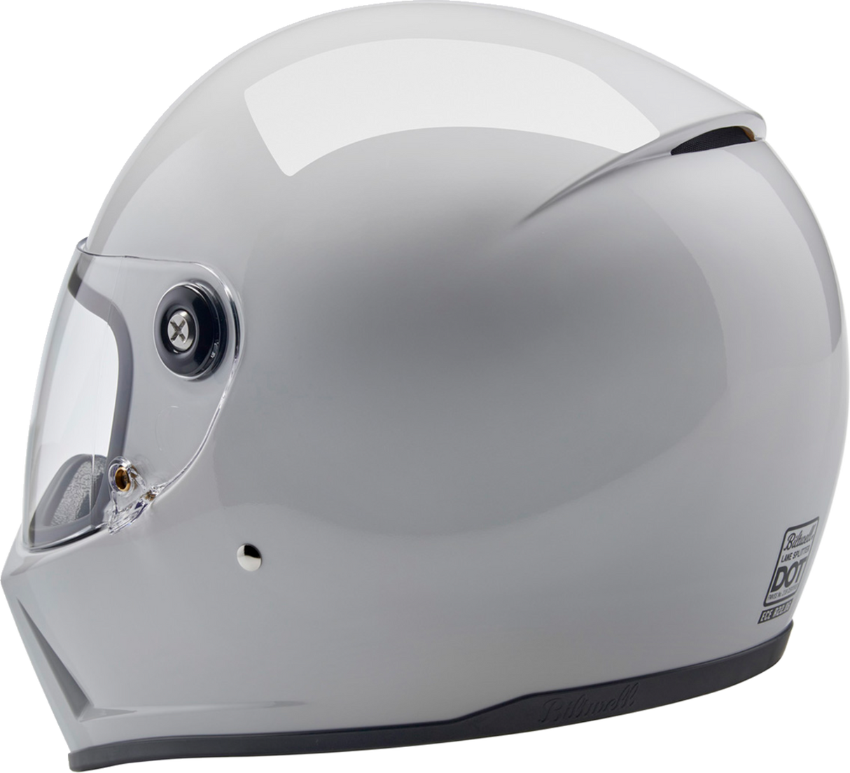 BILTWELL Lane Splitter Helmet - Gloss White - Medium 1004-104-503