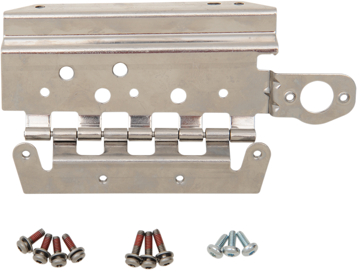 DRAG SPECIALTIES Kit de bisagras de tapa de alforja de repuesto - Derecha S77-0150-AR