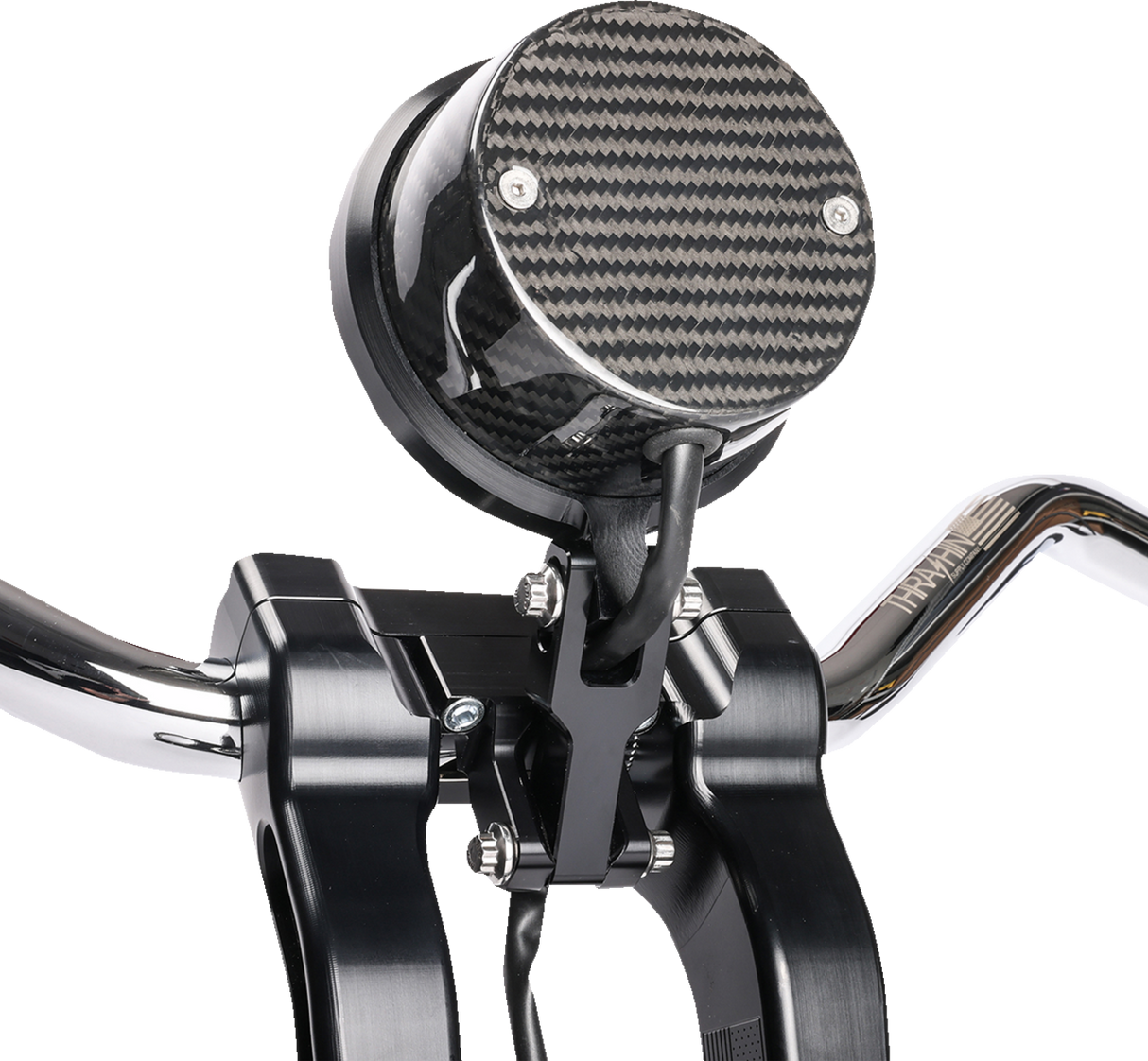 THRASHIN SUPPLY CO. Gauge Relocation Kit - Black TSC-2710-1