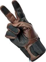 BILTWELL Belden Gloves - Chocolate/Black - Large 1505-0201-304