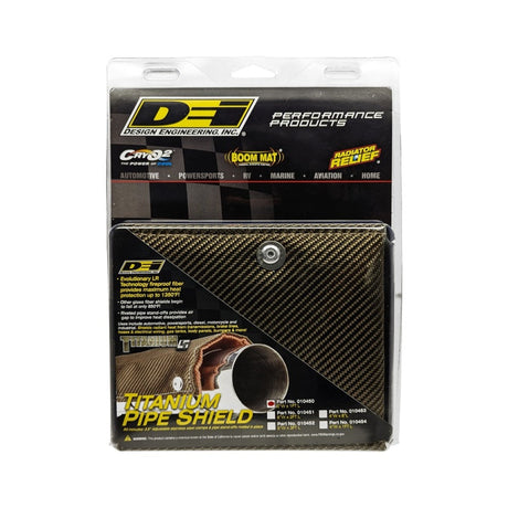 DEI Pipe Shield w/Stainless Steel Clamps - 6in x 12in - Titanium 10450