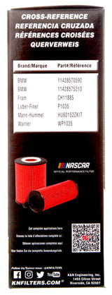 K&N Automotive Oil Filter - 14-17 Mini Cooper 1.5L L3 Gas HP-7039