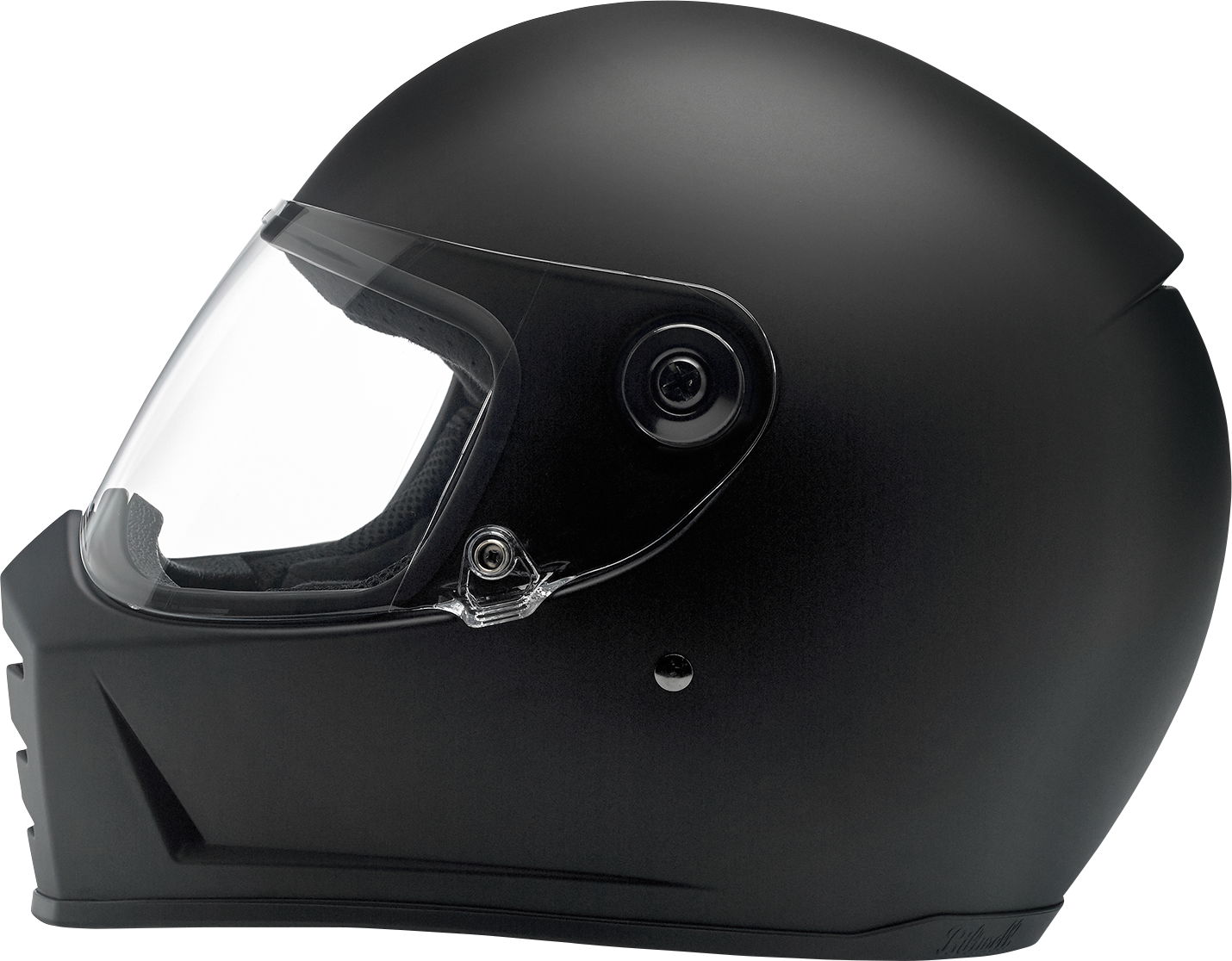 BILTWELL Lane Splitter Helmet - Flat Black - Large 1004-201-104