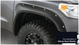 Bushwacker 16-18 Toyota Tundra Fleetside Pocket Style Flares 4pc - Midnight Black 30918-43