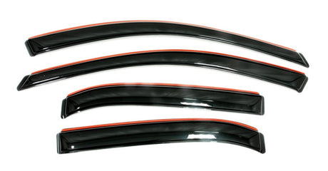 AVS 09-18 Ford Flex Ventvisor In-Channel Front & Rear Window Deflectors 4pc - Smoke 194079