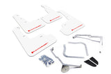 Rally Armor 15-21 Subaru WRX/STI (Sedan ONLY) White UR Mud Flap w/ Red Logo MF32-UR-WH/RD