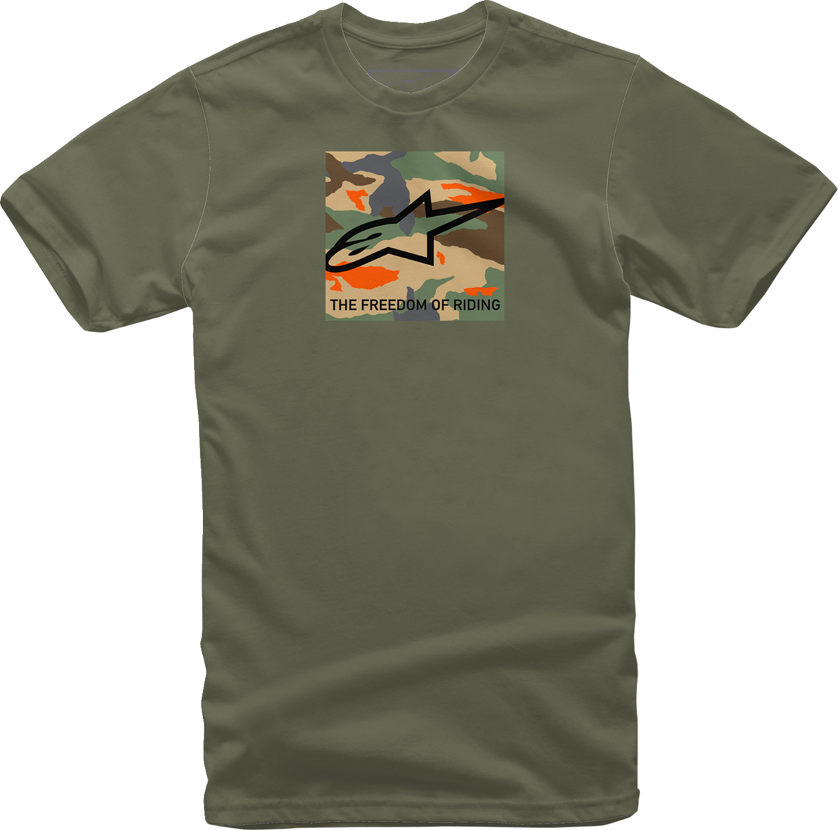 IN STOCK Open Box new  ALPINESTARS Free Camo T-Shirt - Military - XL 1232-72220690XL