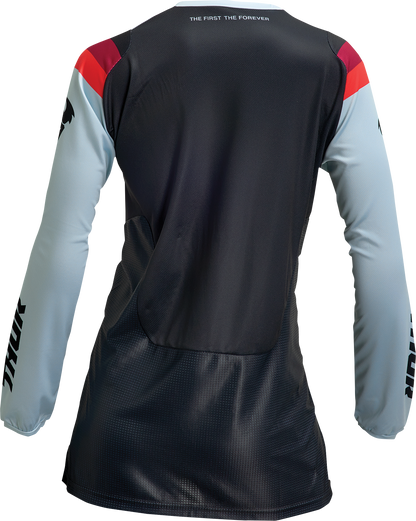 THOR Women's Pulse REV Jersey - Black/Mint - Large 2911-0255