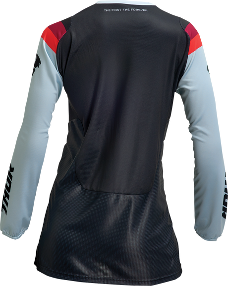 THOR Women's Pulse REV Jersey - Black/Mint - Large 2911-0255