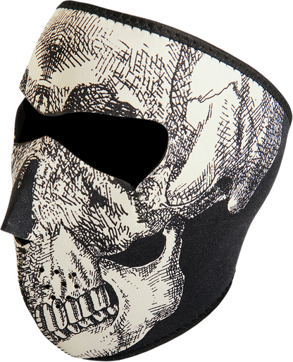 ZAN HEADGEAR Full-Face Mask - Skull Face Glow WNFM002G