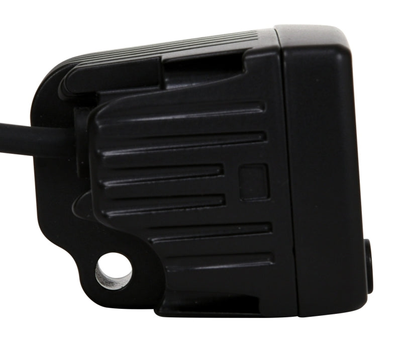 KC HiLiTES C-Series 2in. C2 LED Light 20w Area Flood Beam (Single) - Black 1328