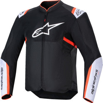 IN STOCK OPEN BOX ALPINESTARS T-SPS Air v2 Jacket - Black/White/Red Fluo - 2XL 3301025-1231-2XL