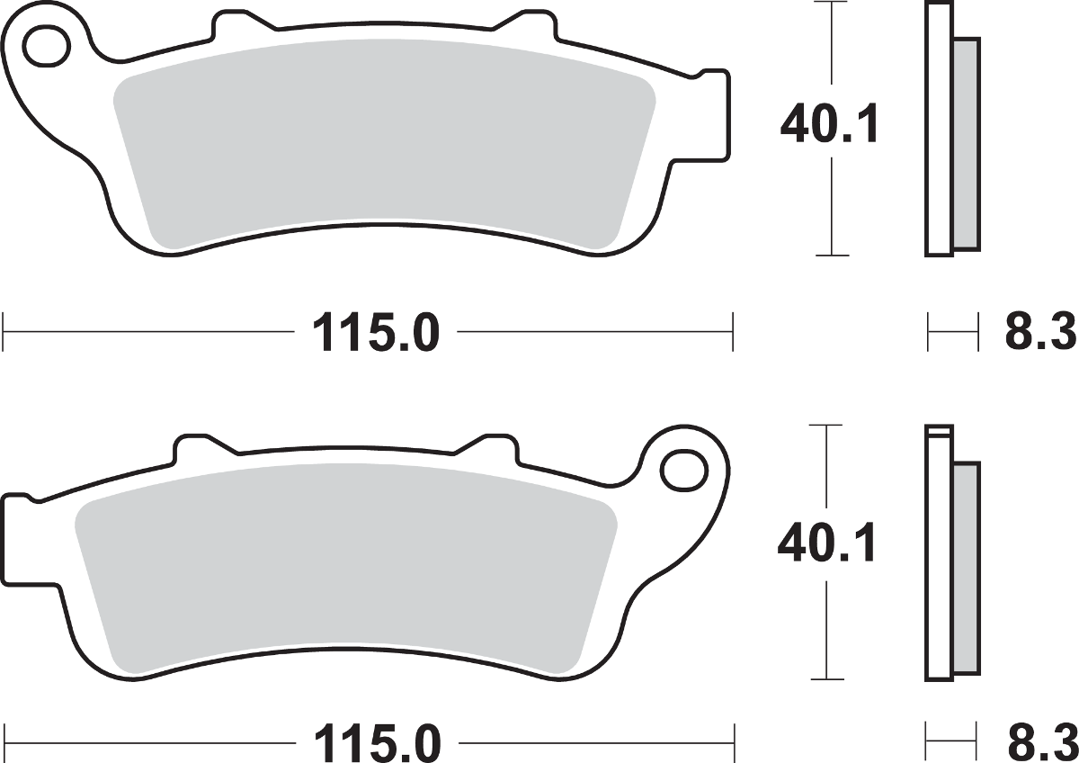 SBS HS Brake Pads - 735HS 735HS