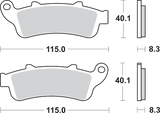 SBS HS Brake Pads - 735HS 735HS