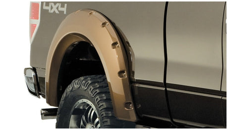 Bushwacker 09-14 Ford F-150 Styleside Max Pocket Style Flares 4pc 67.0/78.8/97.4in Bed - Black 20927-02