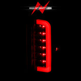 ANZO 1987-1996 Ford F-150 LED Taillights Black Housing Clear Lens (Pair) 311350