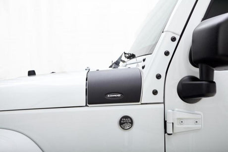 Bushwacker 07-18 Jeep Wrangler Trail Armor Cowl Cover - Black 14015