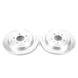 Power Stop 13-18 Cadillac ATS Rear Evolution Drilled & Slotted Rotors - Pair AR82158XPR
