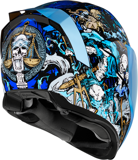 ICON Airflite™ Helmet - 4Horsemen - Blue - Large 0101-13920