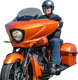 KLOCK WERKS Flare™ Windshield - 11" - Tinted - Victory KWW-06-0543