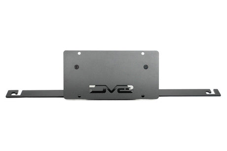 DV8 Offroad 2021 Ford Bronco Capable Bumper Slanted Front License Plate Mount LPBR-05