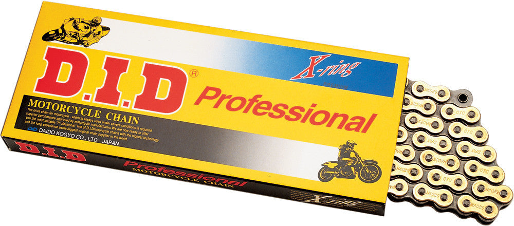 D.I.D X-Ring Sealed 520vm-120 Chain (Gold/Black) 520VM-120 LINK