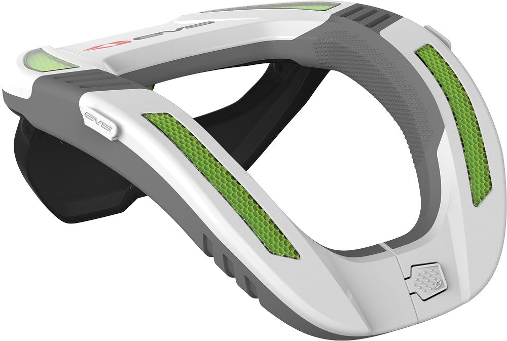 EVS R4k Koroyd Race Collar White Adult R4K-W-A