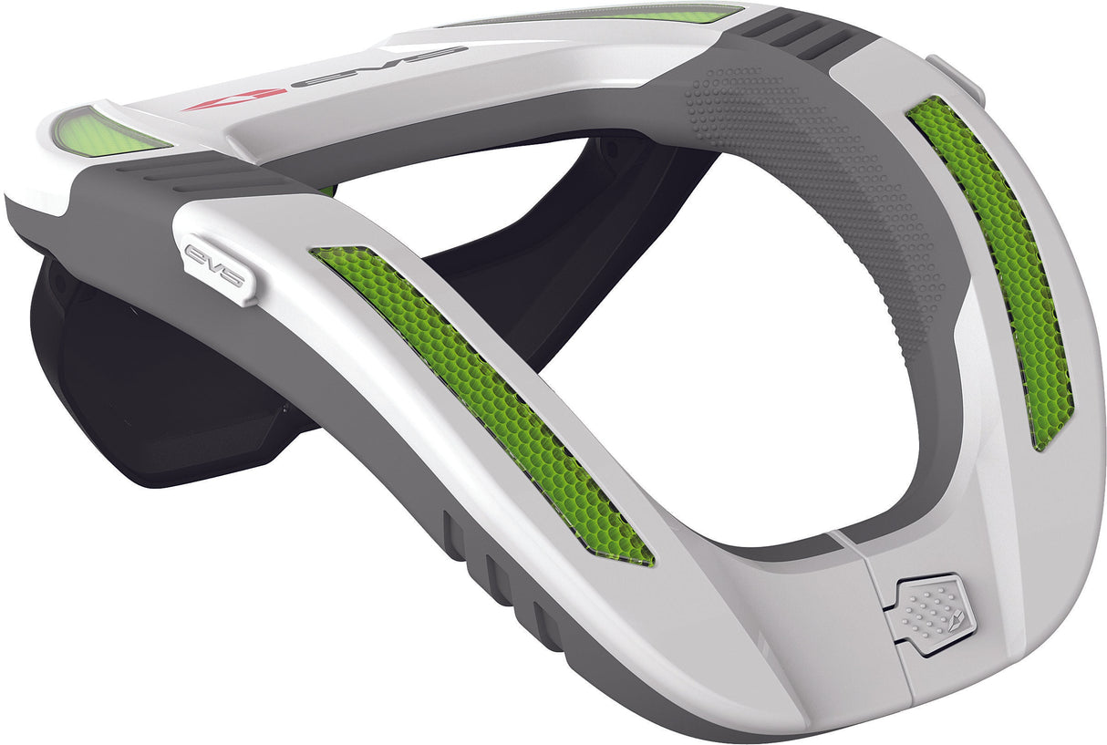 EVS R4k Koroyd Race Collar White Youth R4K-W-Y