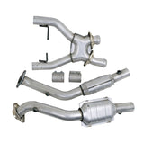 BBK 96-98 Mustang 4.6 Cobra High Flow X Pipe With Catalytic Converters - 2-1/2 1618
