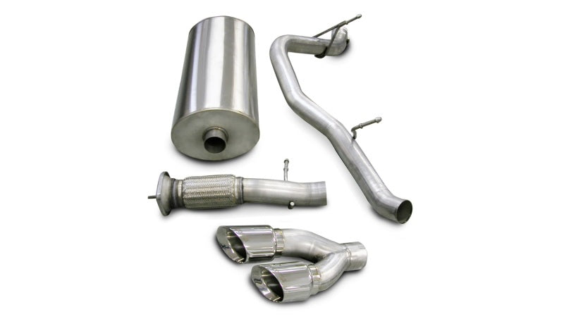 Corsa 07-10 Cadillac Escalade 6.2L V8 Polished Sport Cat-Back Exhaust 14202