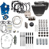 S&S CYCLE 129" Power Package Engine Performance Kit - Chain Drive - Oil Cooled - Highlighted Fins - M8 0904-0101