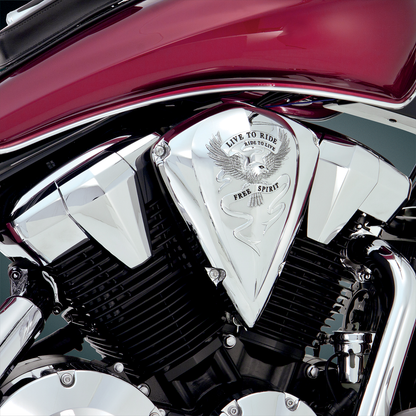 SHOW CHROME Air Cleaner Cover - VT1300 55-354