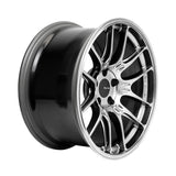 Enkei GTC02 18x9.5 5x114.3 15mm Offset 75mm Bore Hyper Silver Wheel 534-895-6515HS